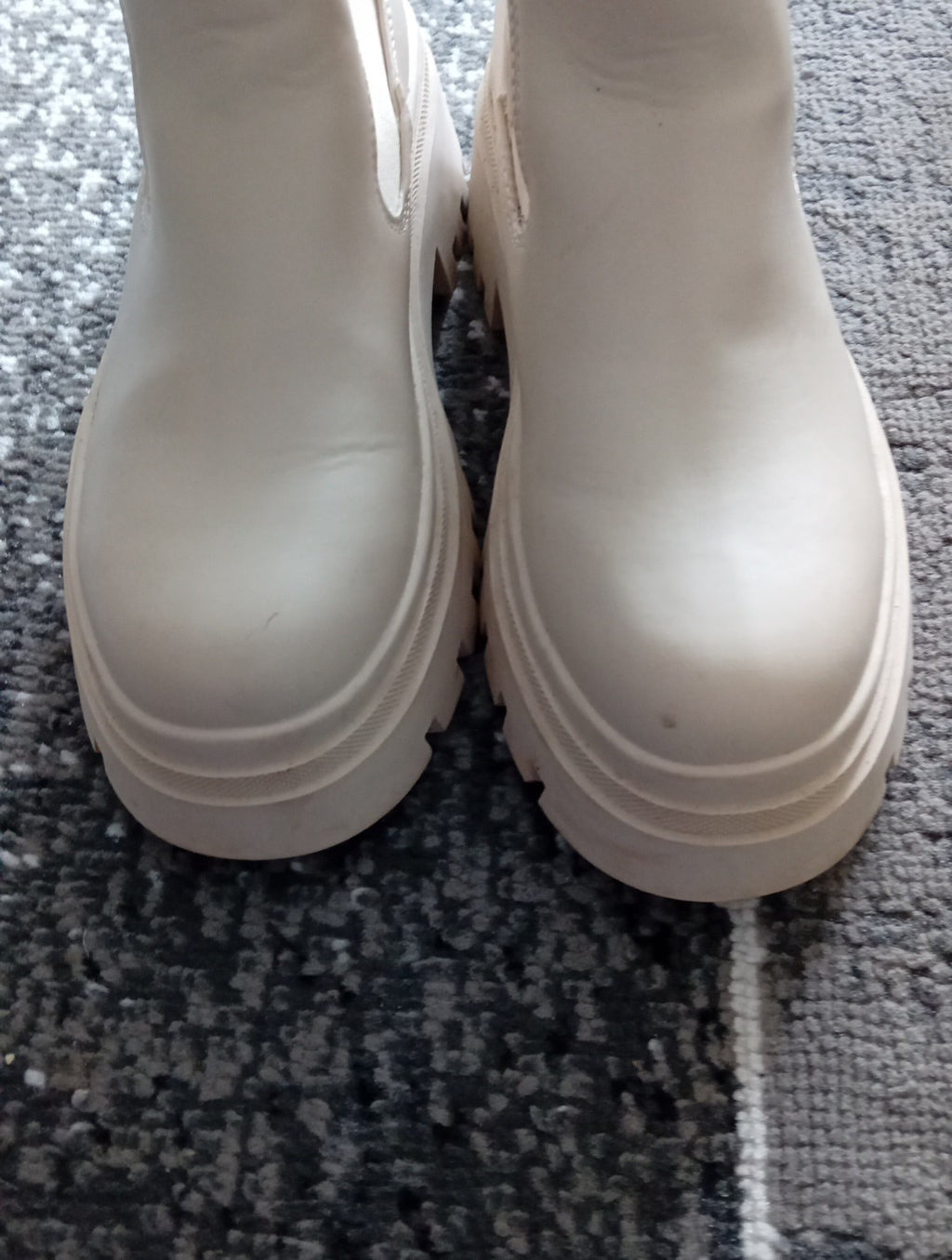 Ladies Cream Boots Size 6 Primark Free Delivery