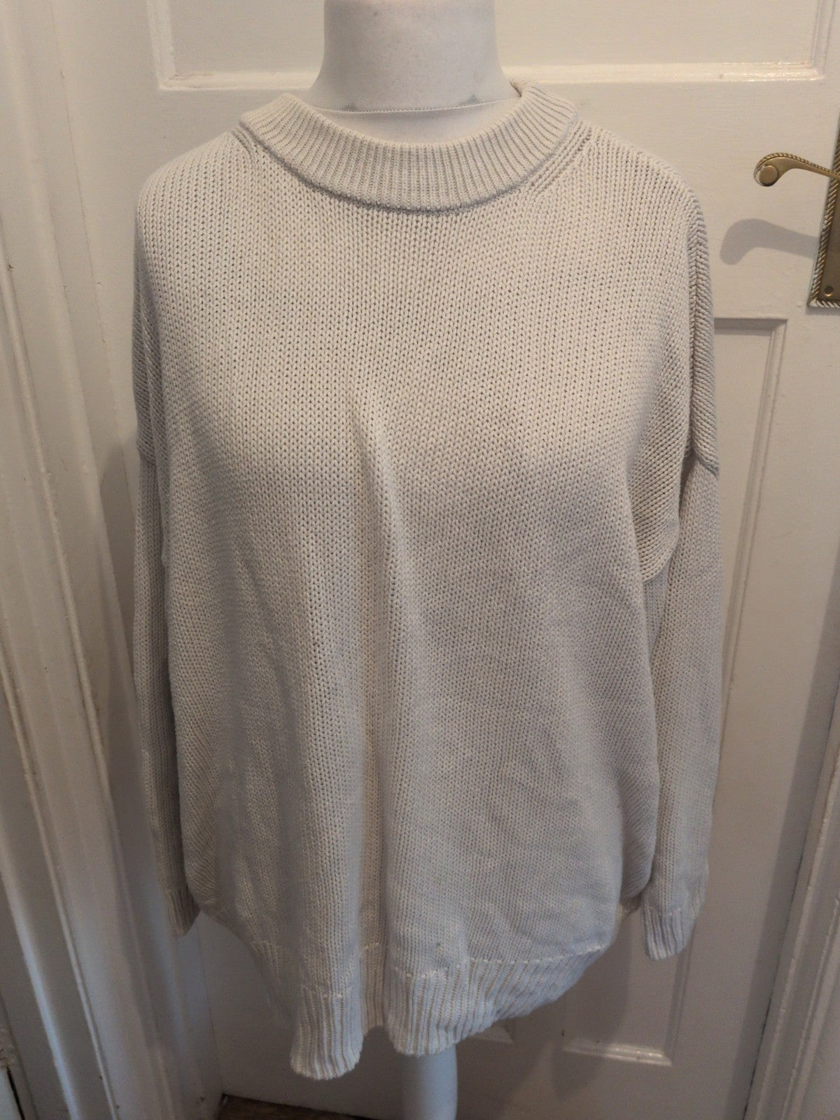 Tu 16 Cream Long Sleeve Knit Jumper