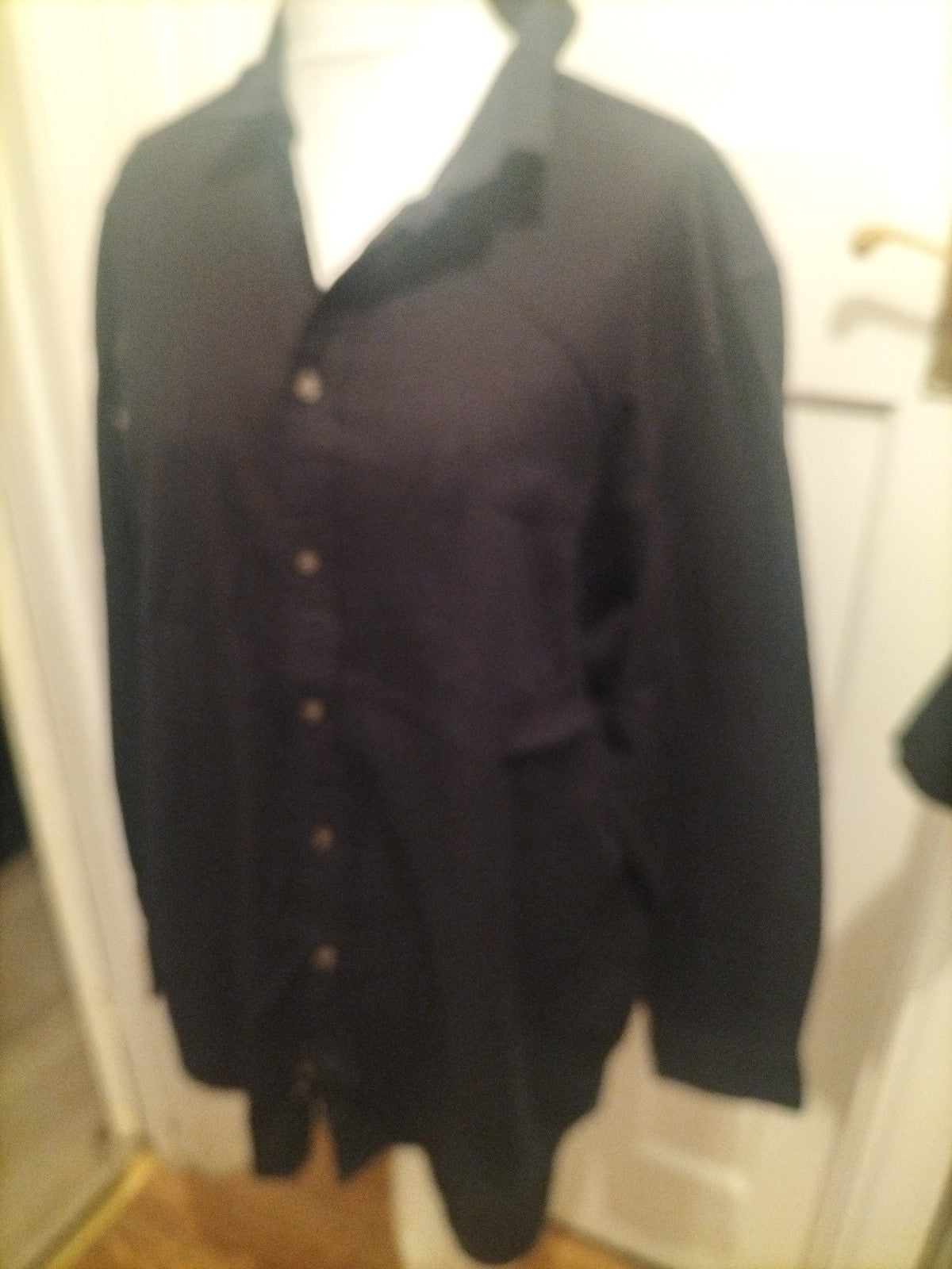 Mens Canda Size 2XL Black Long Sleeved Shirt