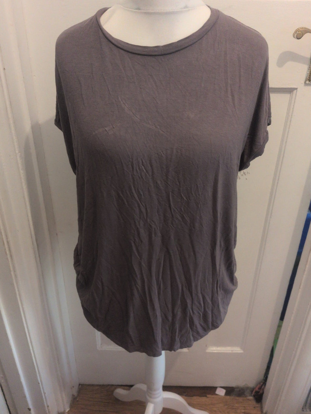 Tu 18 Relaxed Fit Grey Short Sleeve T-shirt