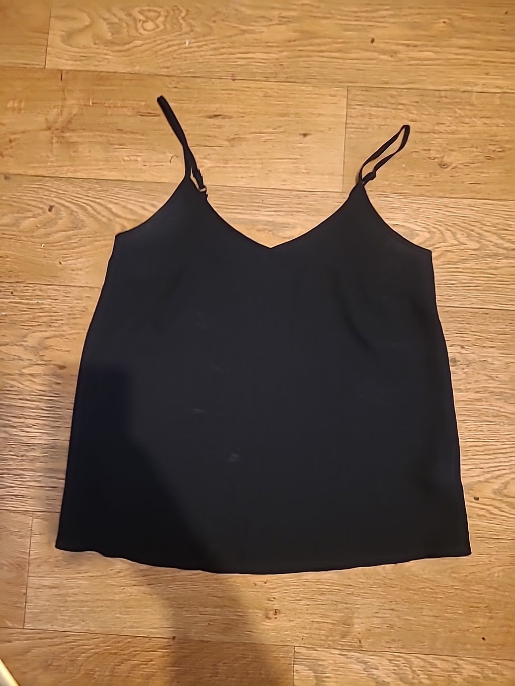 Ladies Primark Size 8 Black Sleeveless Blouse