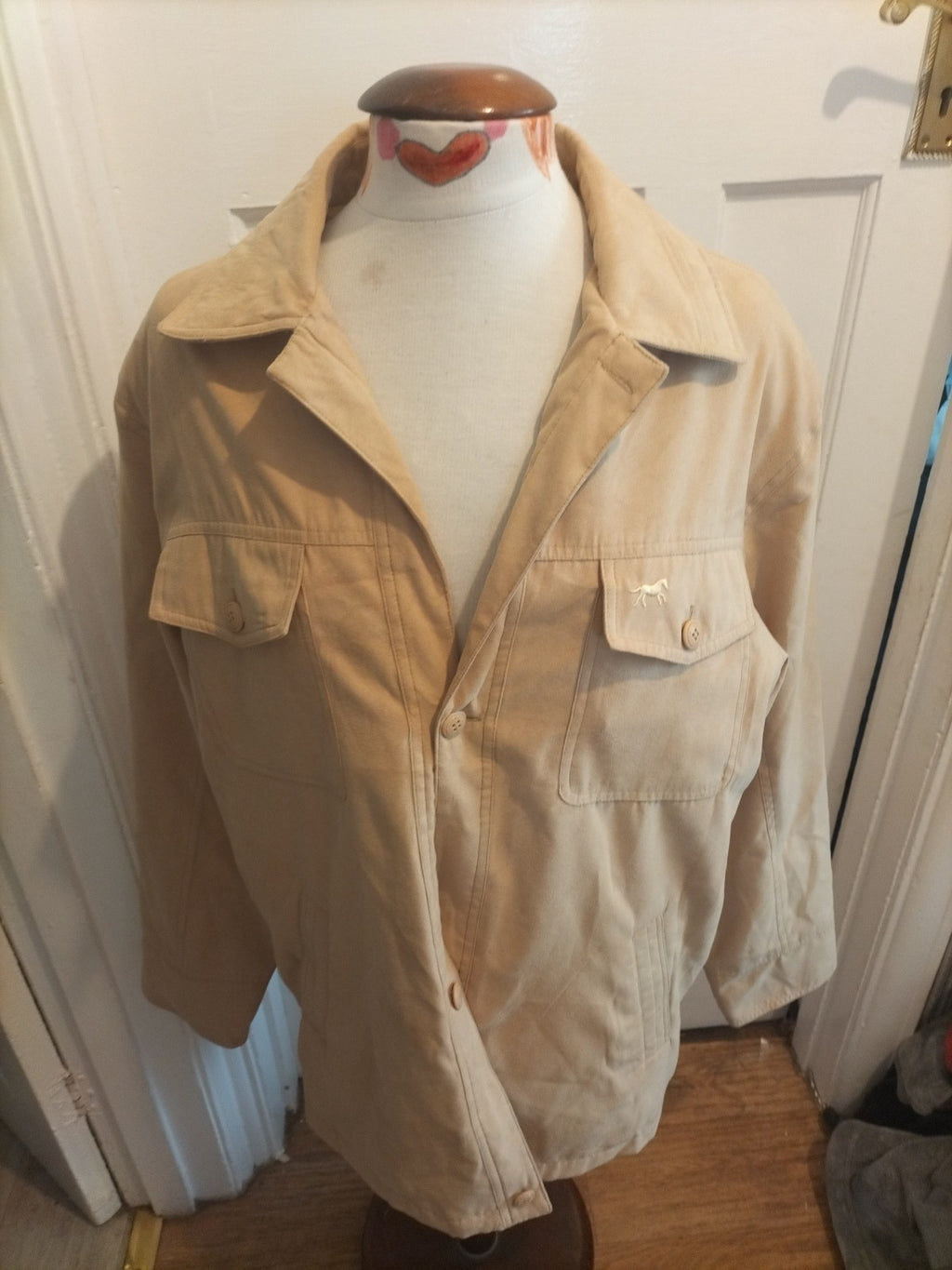 Ladies Foumey Size 54" Sand Lined Coat