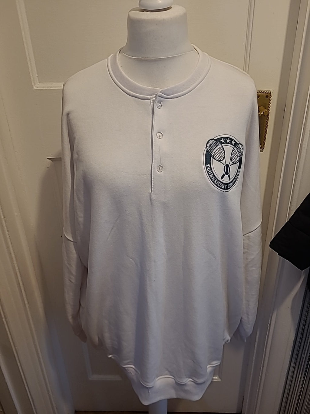 Brand New Ladies In The Style Size 14 White Tennis Jumper