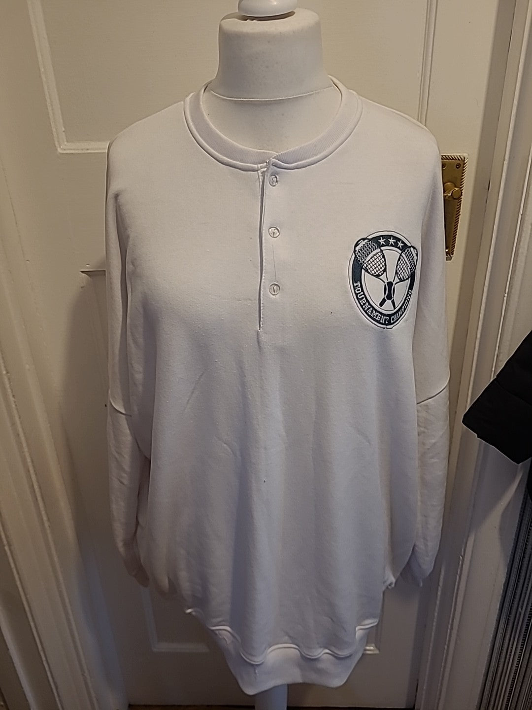 Brand New Ladies In The Style Size 14 White Tennis Jumper
