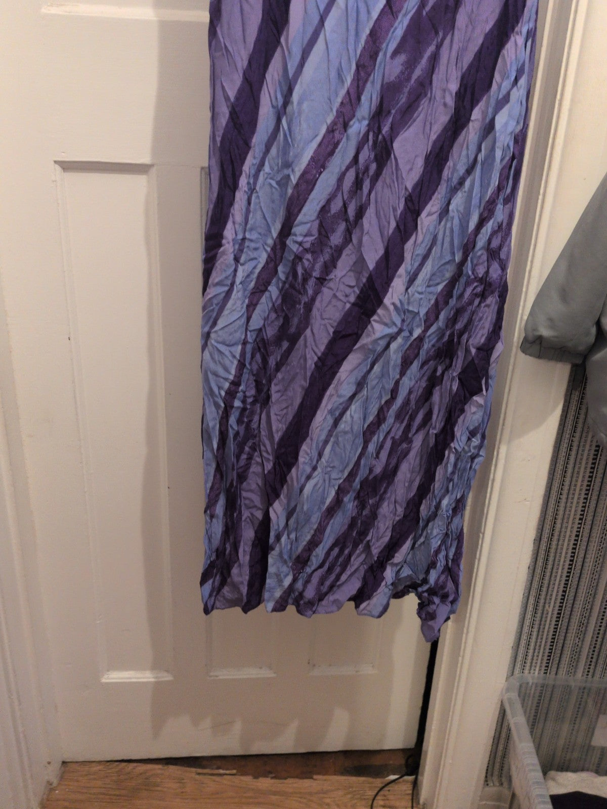 Topshop 14 Purple Toned Sleeveless Long Length Dress