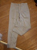 Mens Jaeger Size 36" Stone Formal Trousers