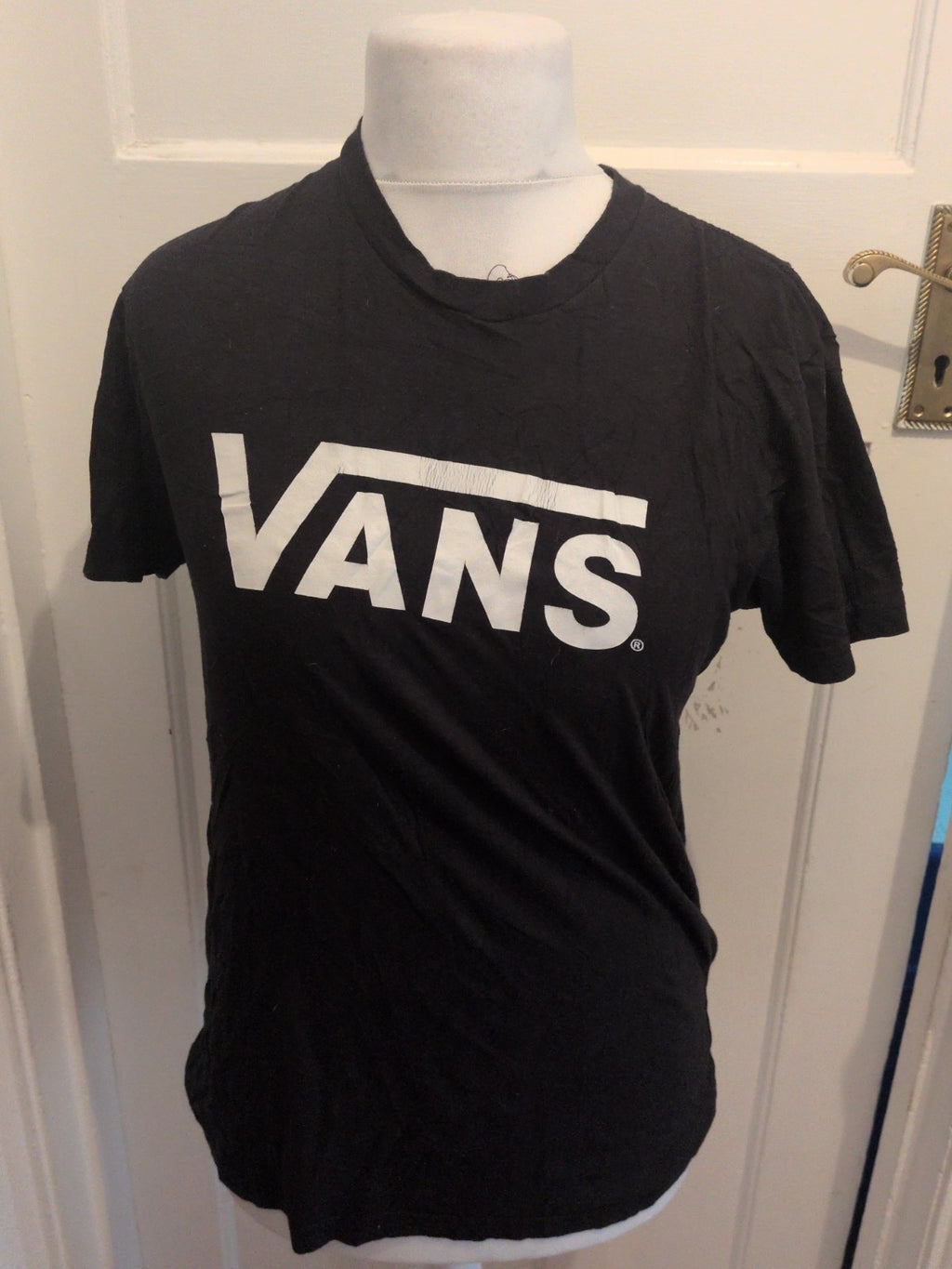 Vans Medium Black Classic Fit Print Short Sleeve T-shirt