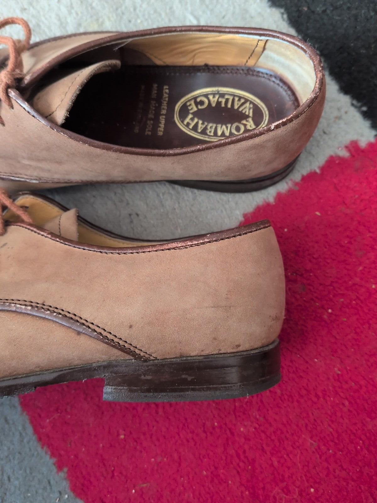 Rombah Wallace 3 UK Brown Shoes