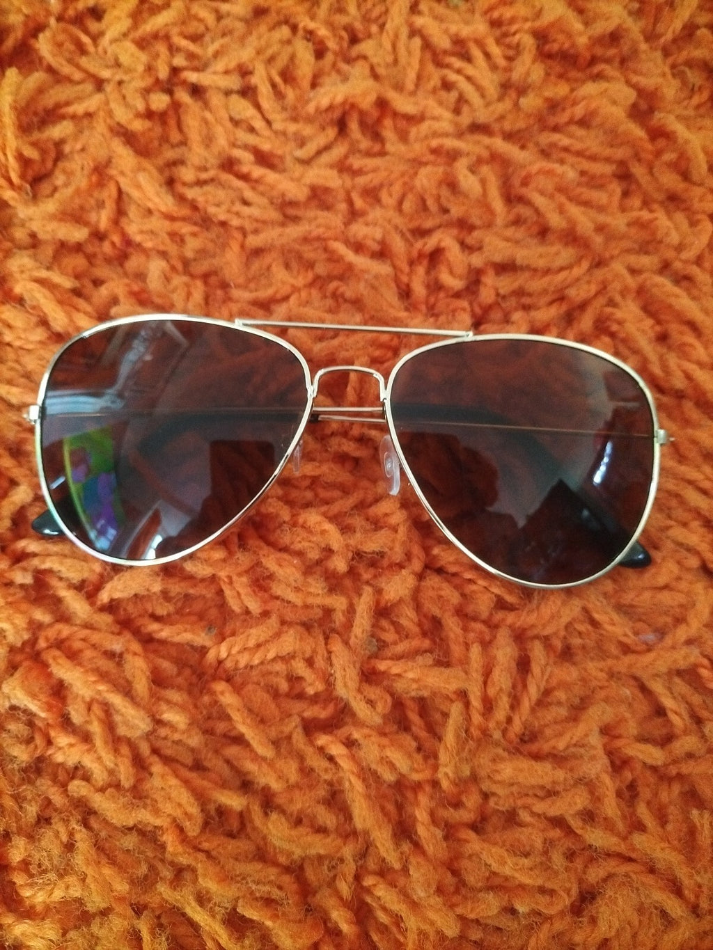 Unisex Dark Brown Gold Frame  Brand New Sunglasses