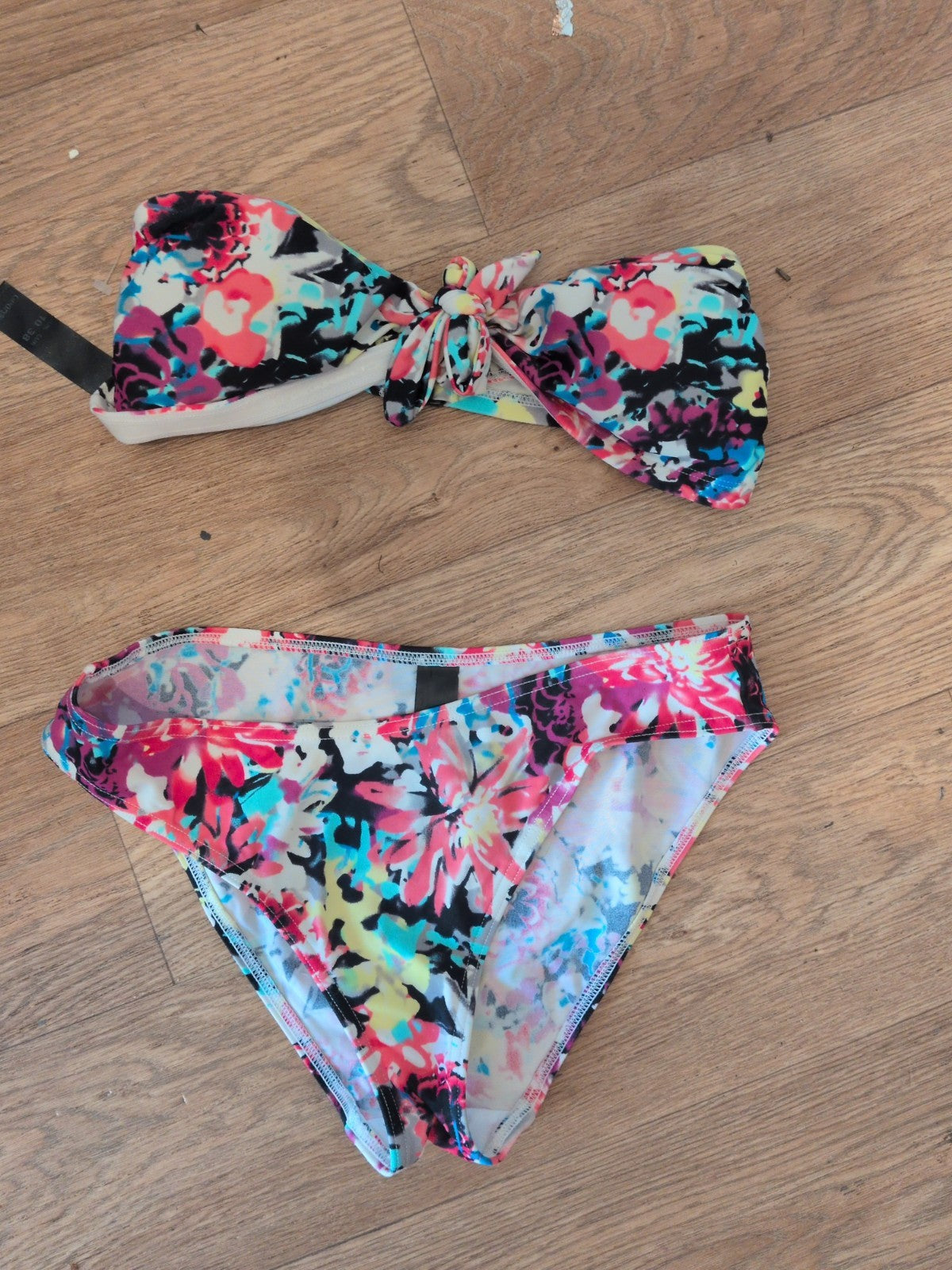 Ladies George Size 10 Multi Bikini