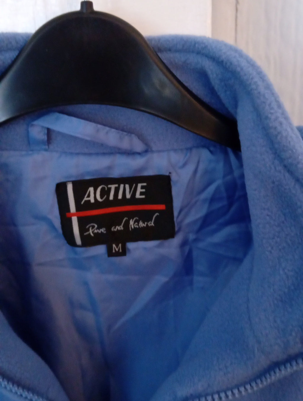 Ladies Pale Blue Jacket Active Size Med Lined