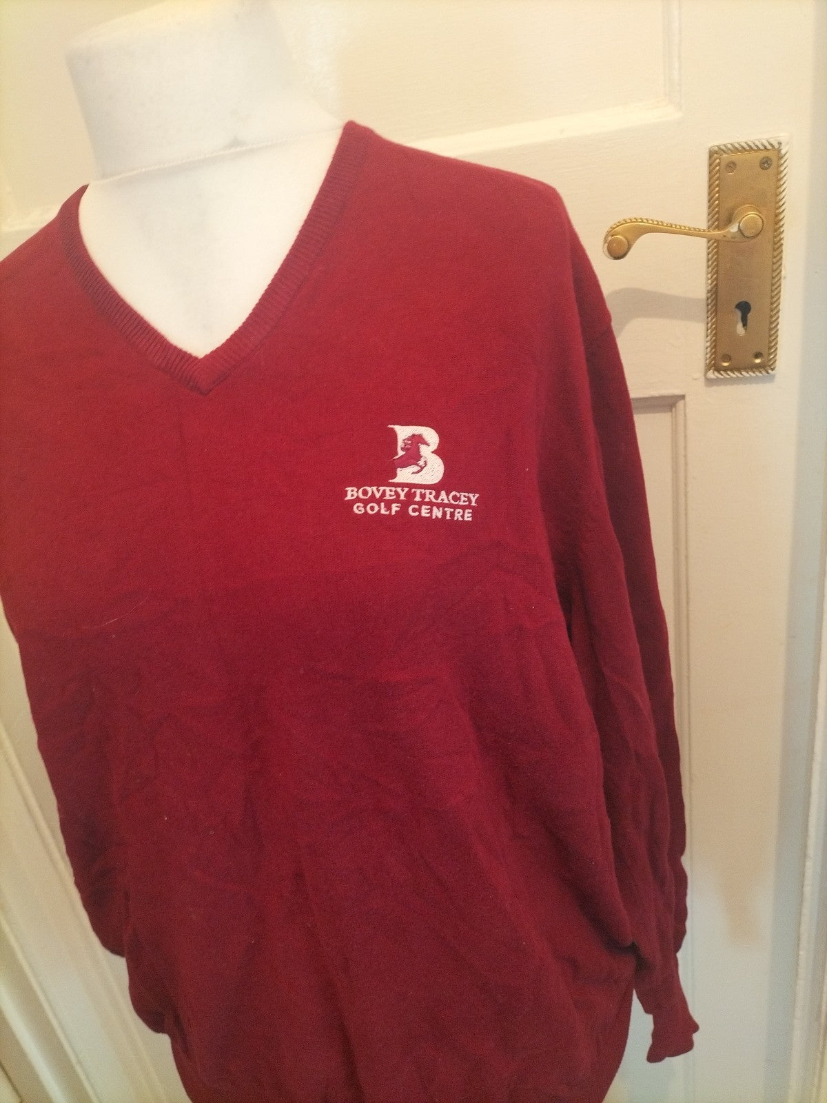 Mens Glenmuir Size XL Purple Bovery Golf Centre Jumper