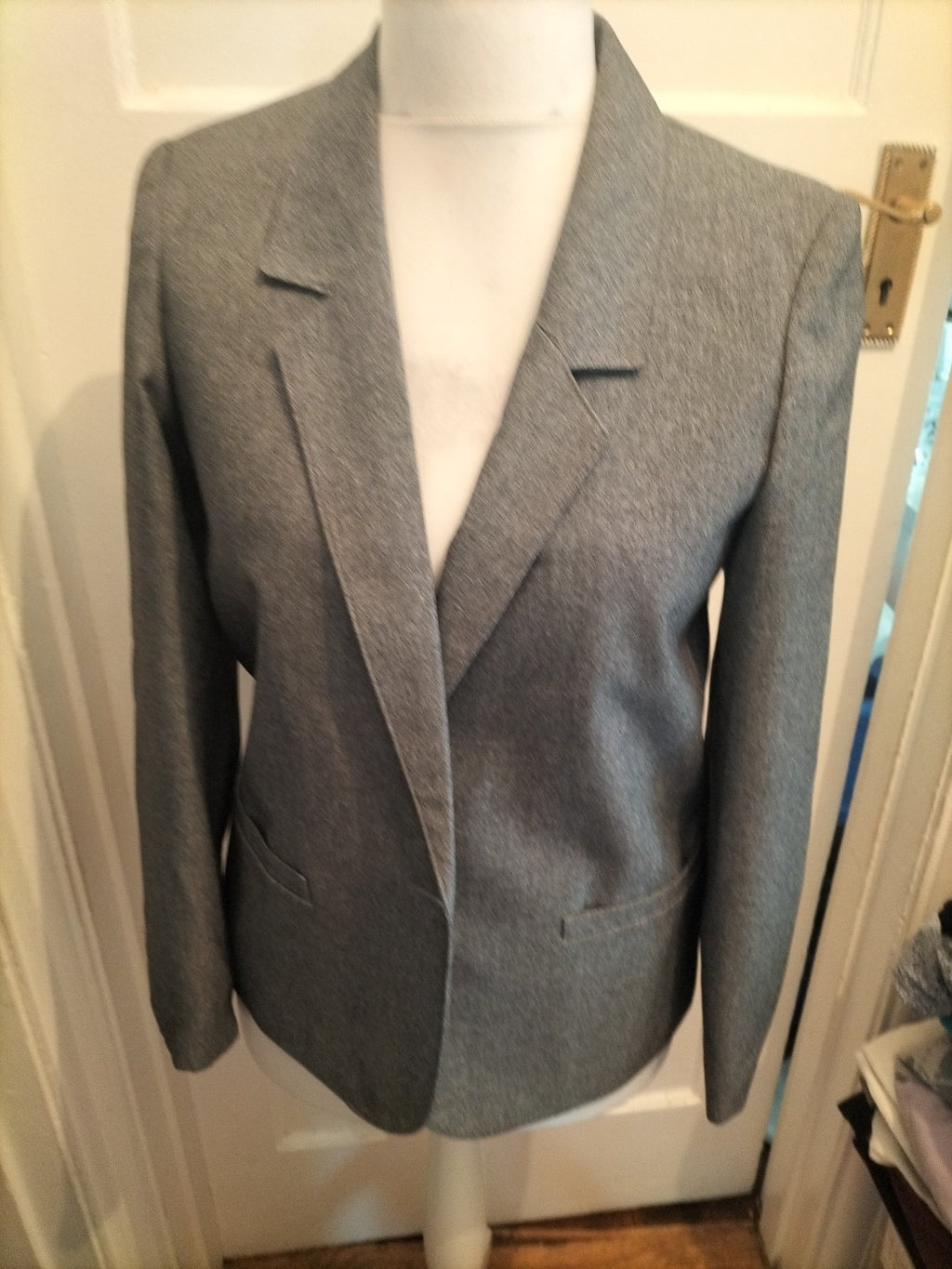 St Michael 12 Grey Lined Blazer Immaculate