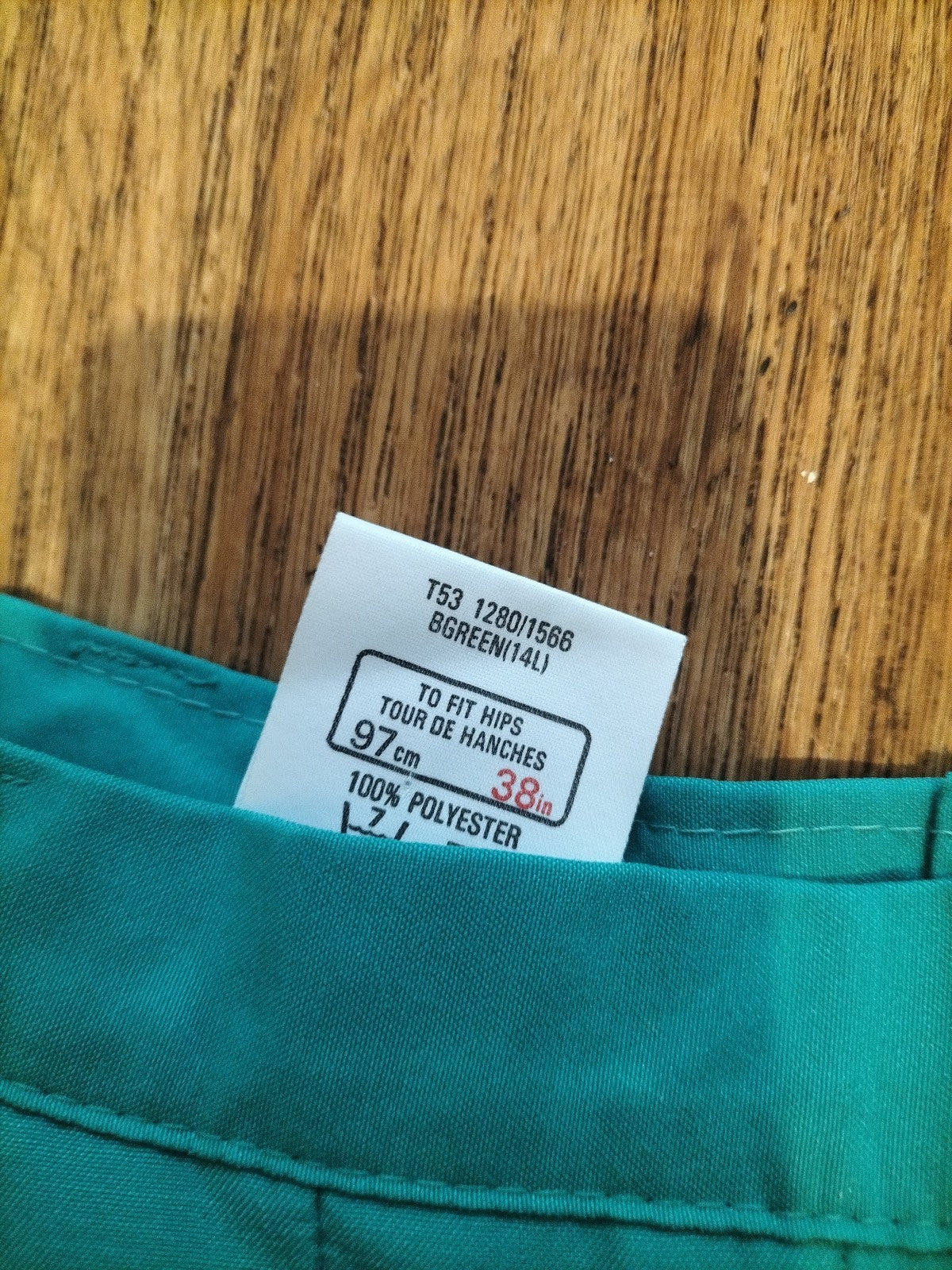 Ladies St Michael Size 14(Length 27") Bright Green Lined Skirt