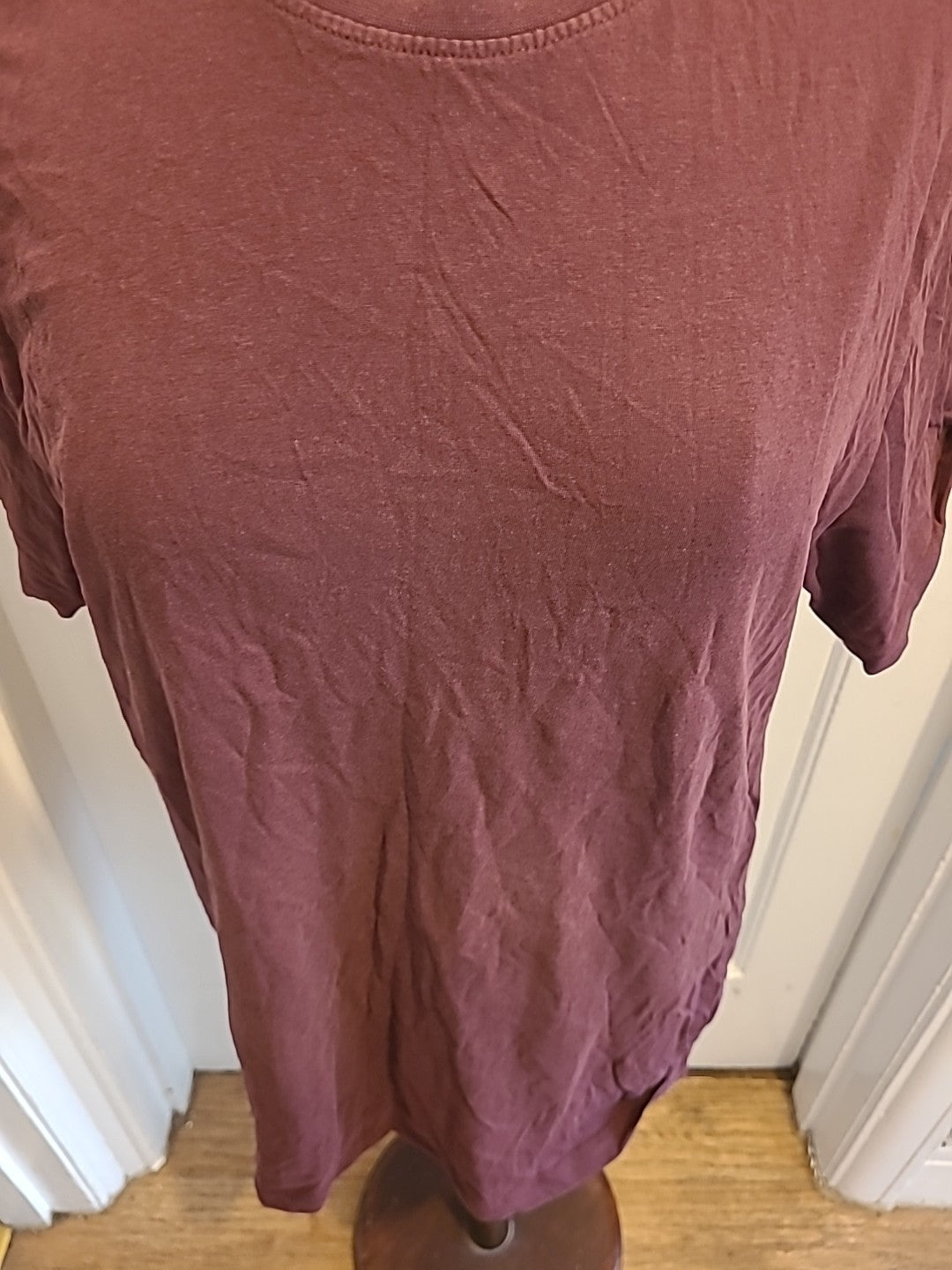 Mens Primark Size Large Purple Short Sleeved Plain Tshirt