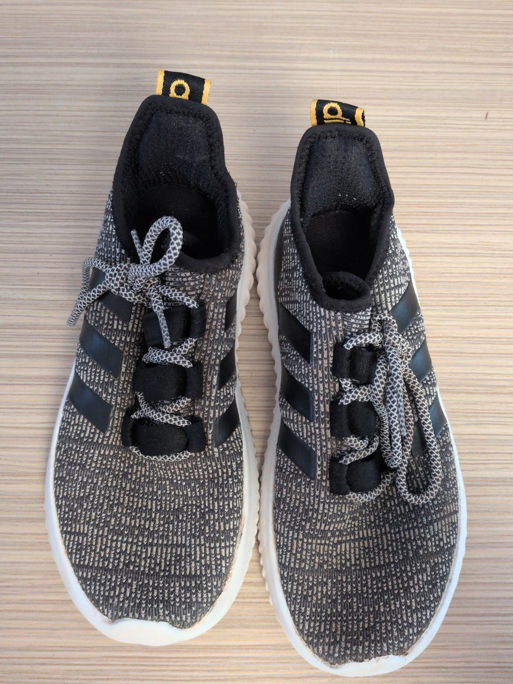 Adidas UK 5 Brown Black And White Running Trainer