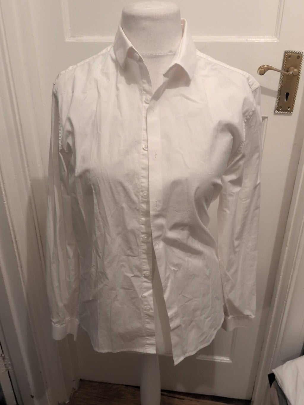 Asos M White Long Sleeve Shirt