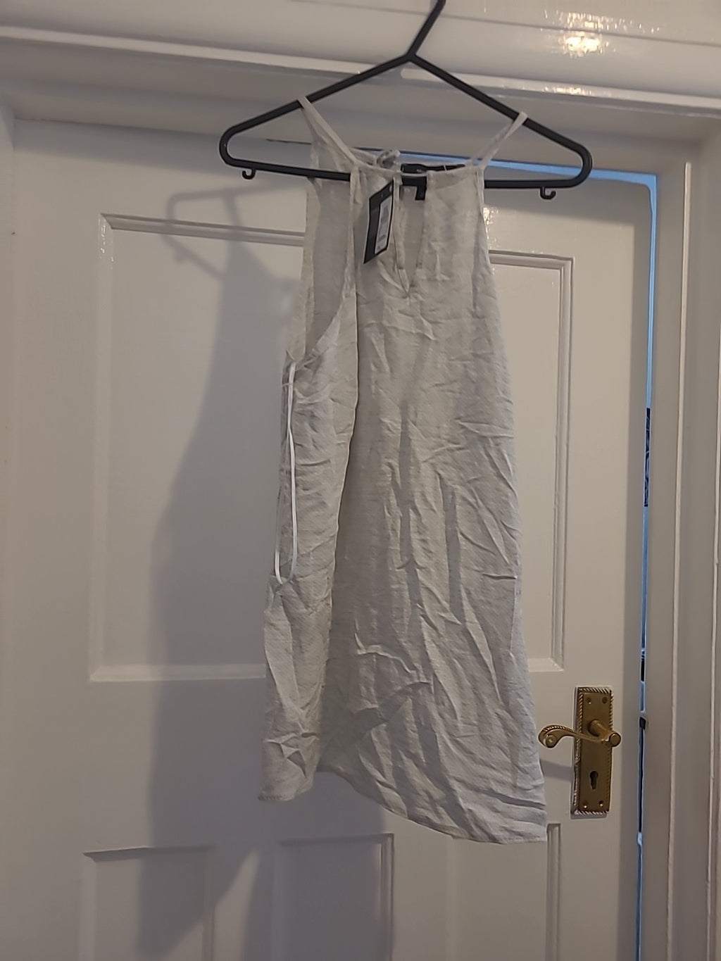 Brand New Ladies Primark Size 8 Light Grey Sleeveless Top