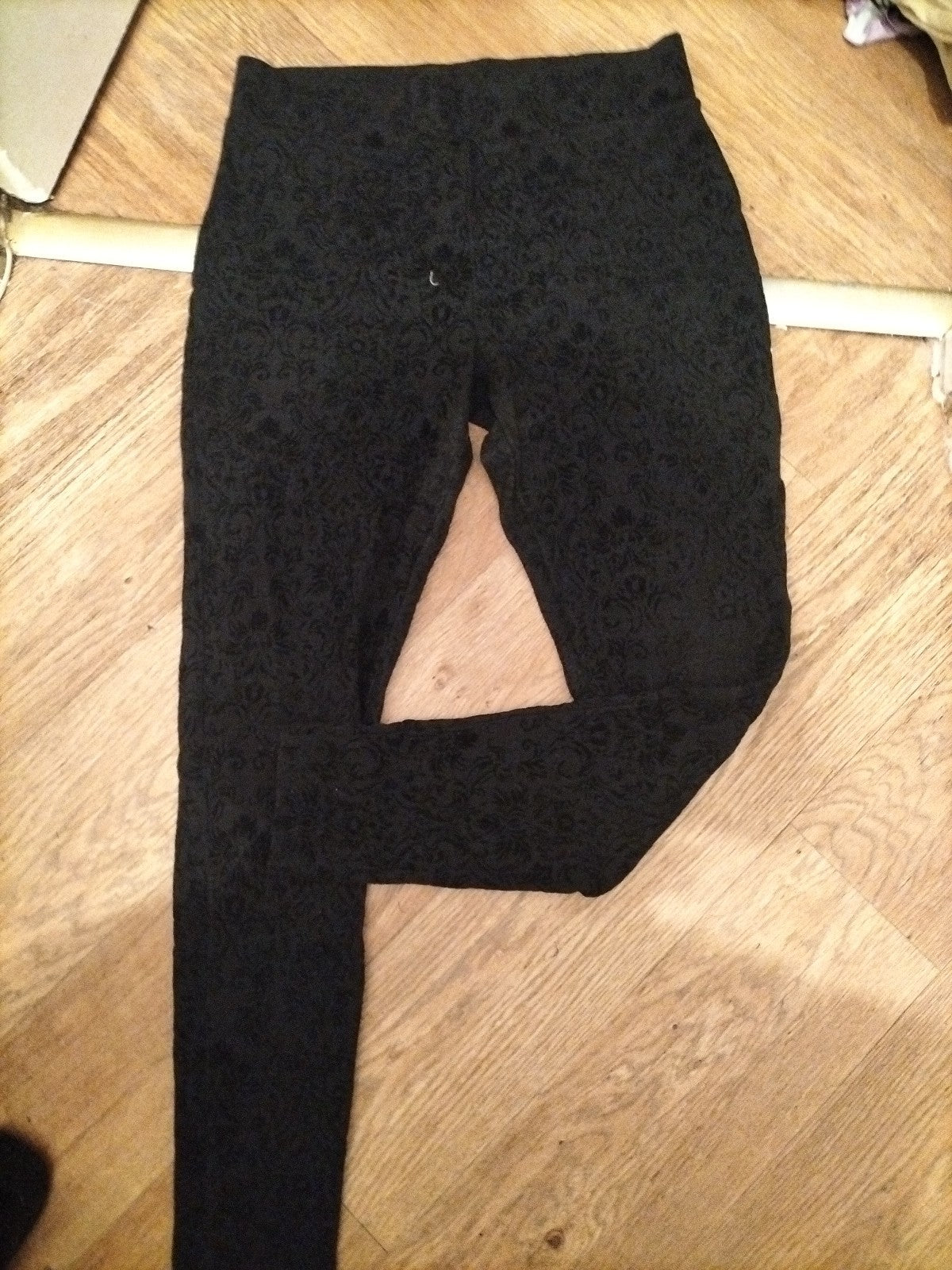 Next 10 Black Floral Pattern Leggings