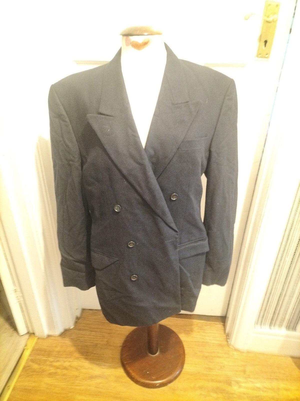 Mens Next Size 42L Navy Lined Padded Blazer