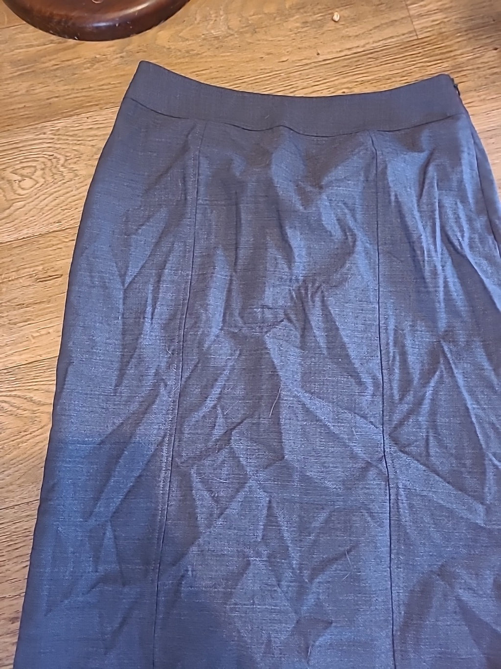 Ladies East Size 10 Grey Midi Skirt