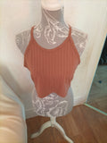 Ladies XL Bronze Vest Sleeveless Top