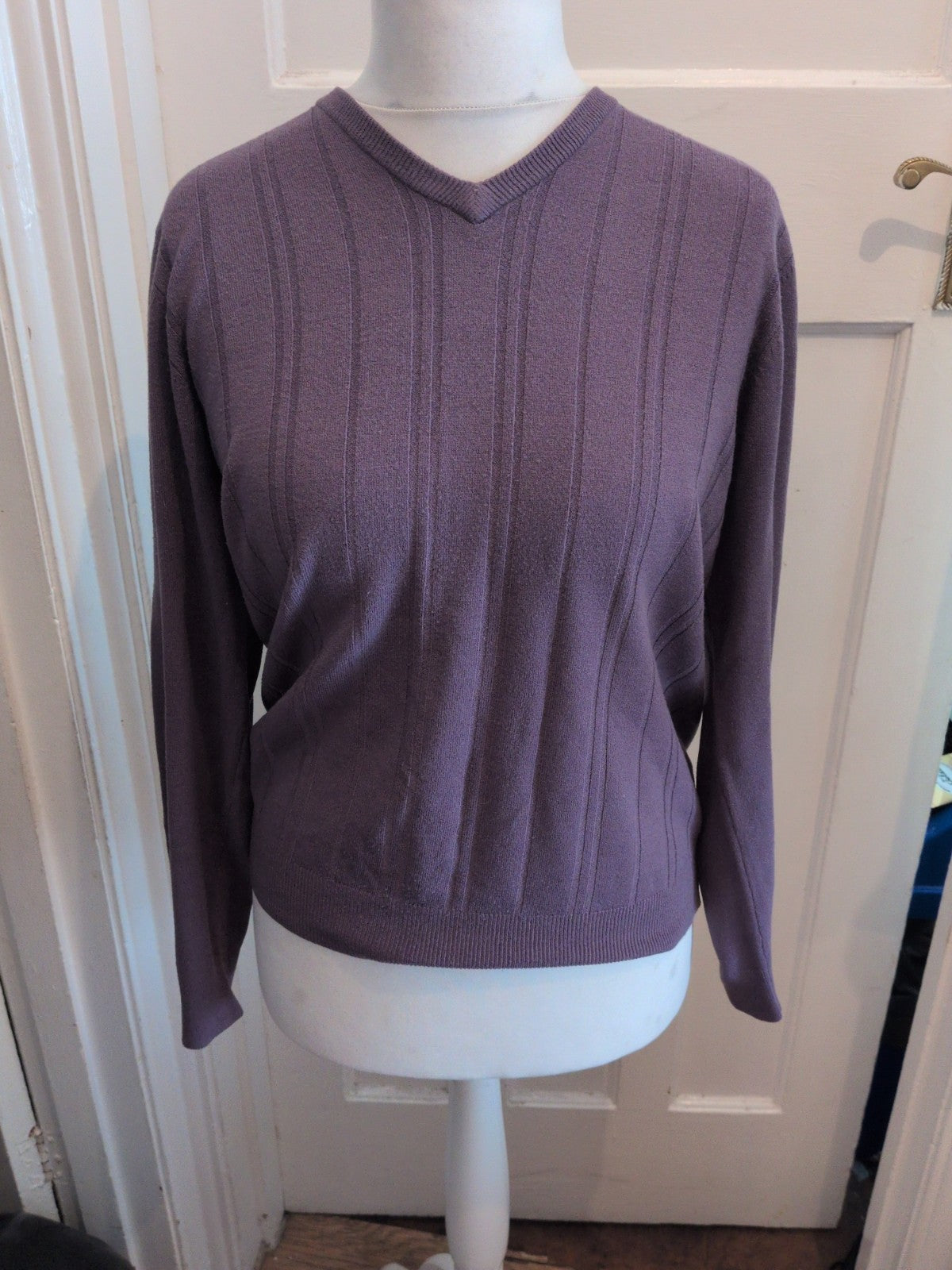 Marks And Spencer Medium 38-40 Chest Purple Jumper