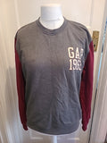 Mens Gap Size M Purple And Grey Pullover Jumper