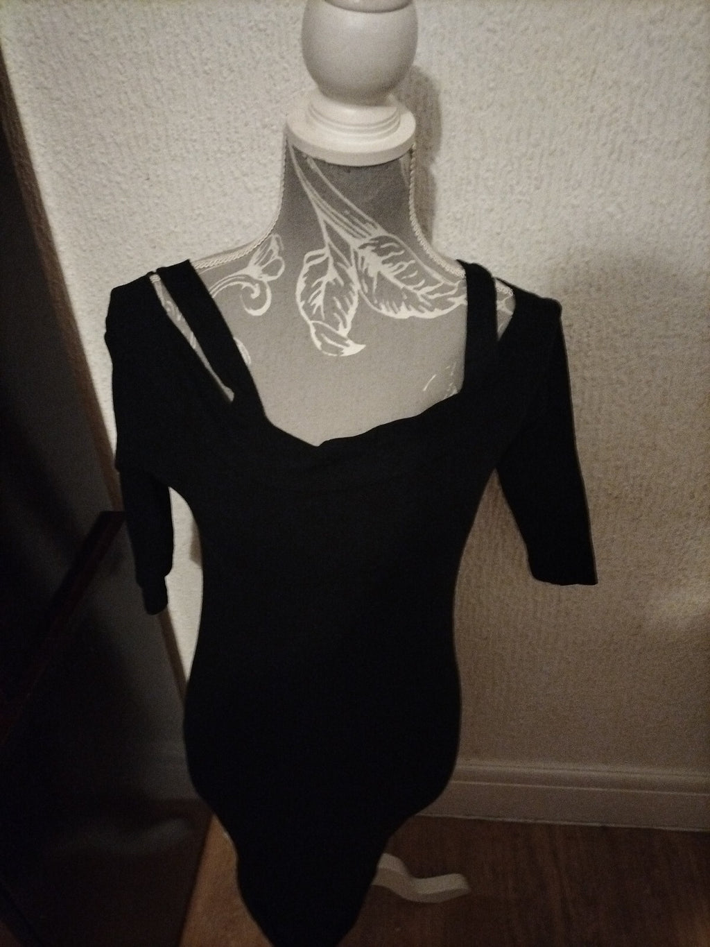 Ladies Primark Size 12 Black Mid Sleeved Dress