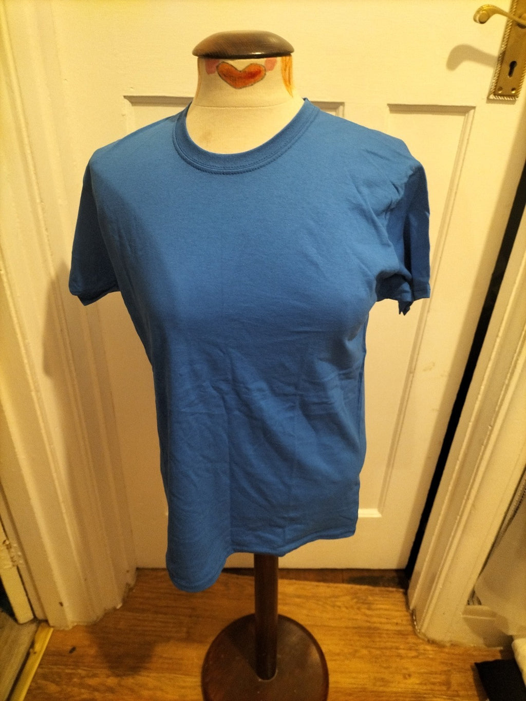 Boys Fruit Of The Loom Size 12-13 Years Blue 152cm Shirt Sleeved Tshirt