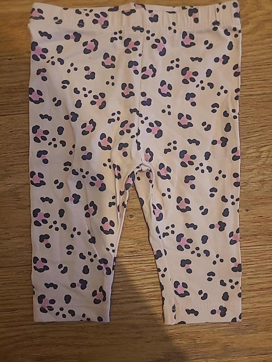 Girls Matalan 0-3 Months Pink Leggings Detailed