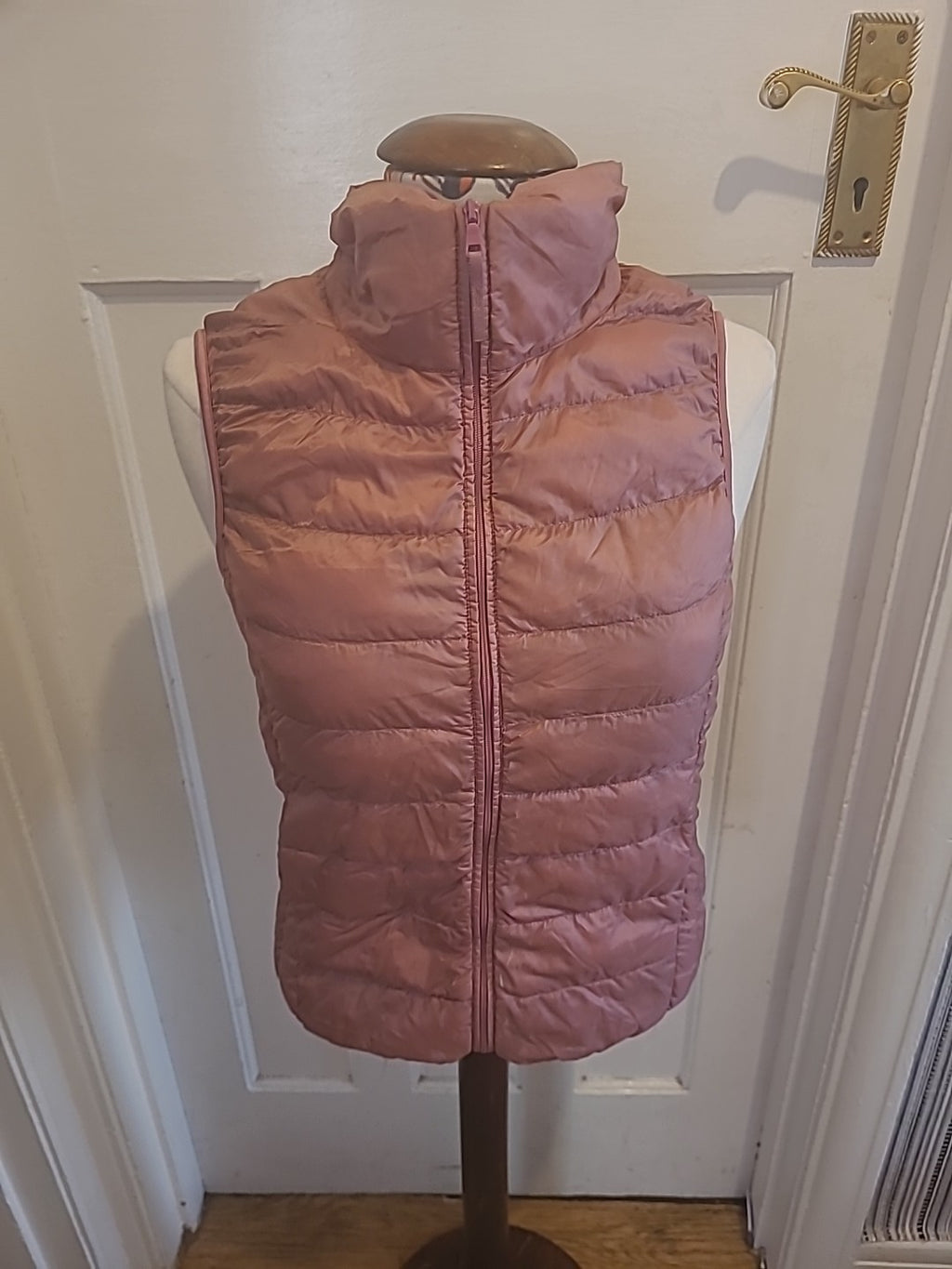 Ladies Xs Pinkly Purple Sleeveless Coat