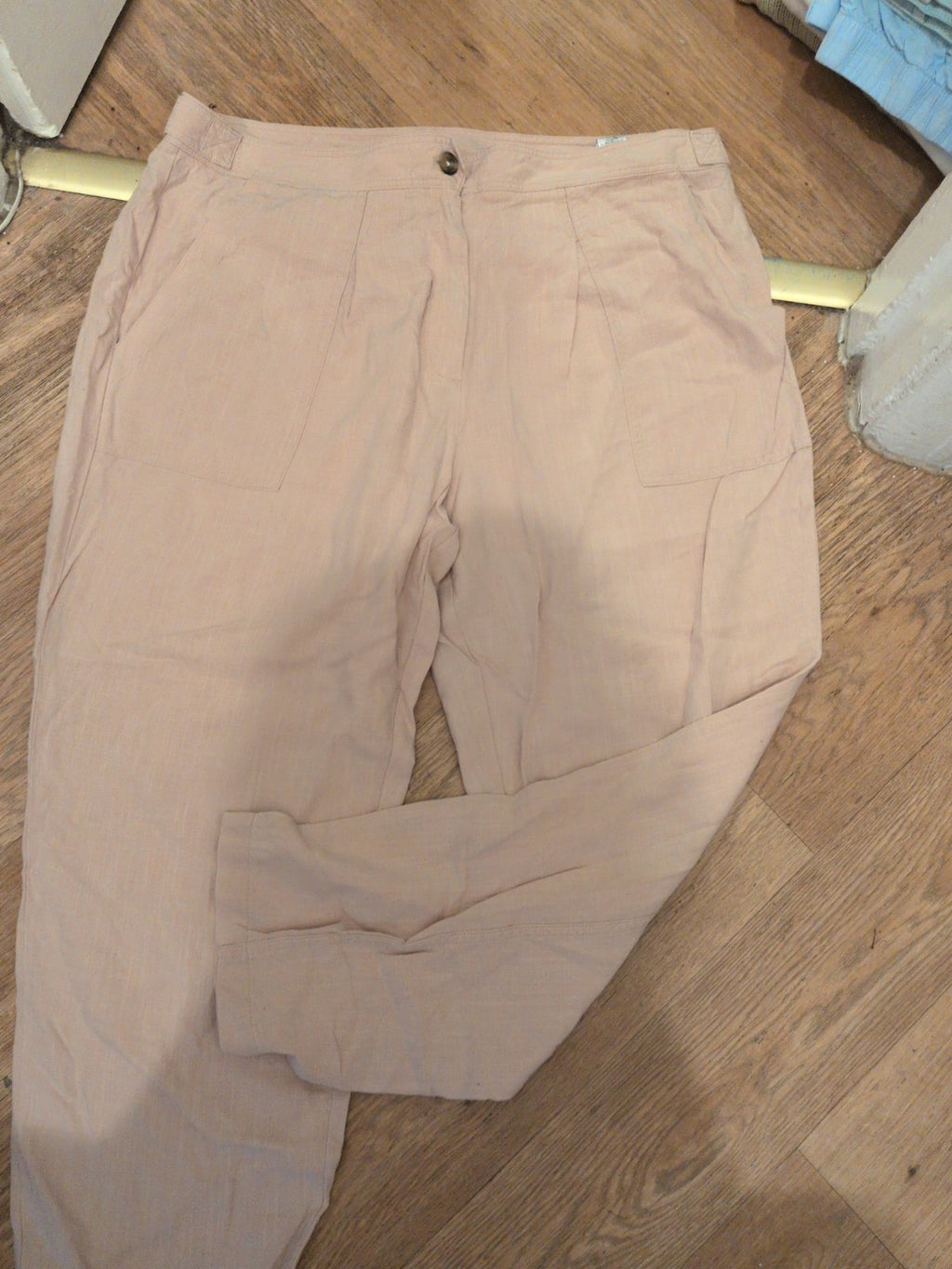 Marks And Spencer 20 Light Apricot Trousers