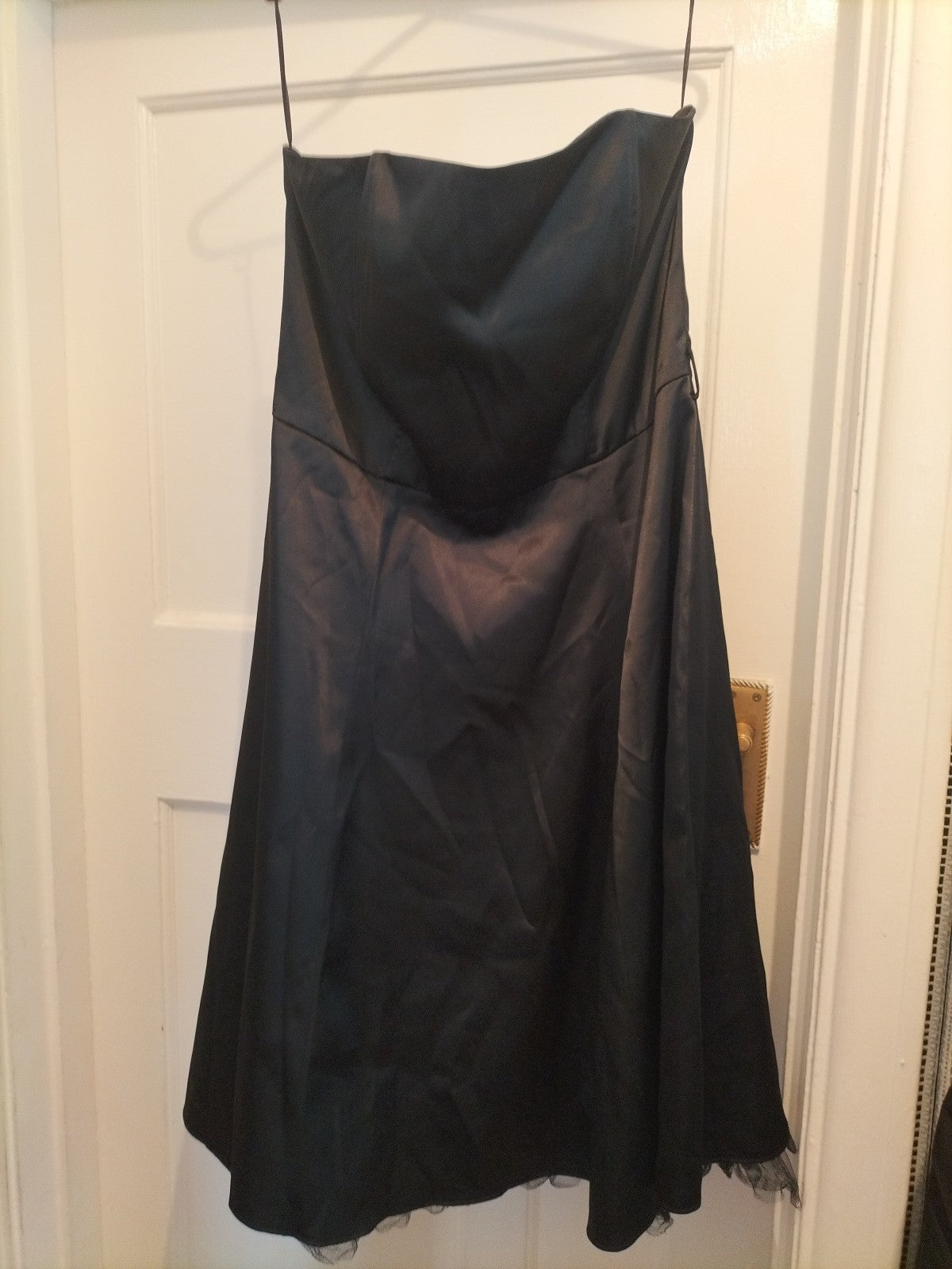 Ladies Select Size 14 Black Sleeveless Strapless Dress