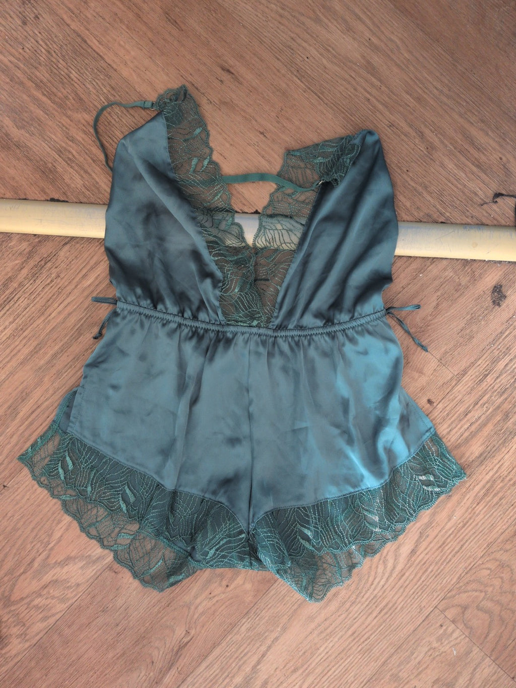 Primark 10-12 Teal Lacey Bodysuit