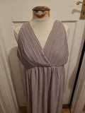 Ladies TFNC london Size 14-16 Pale Purple Sleeveless Evening Dress