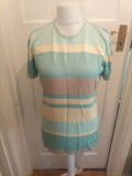 Ladies Platinum Size Large Blue Mix Grey Top