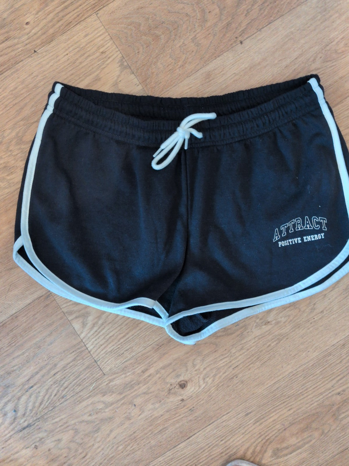 Primark Small Navy With White Trim Hot Pants