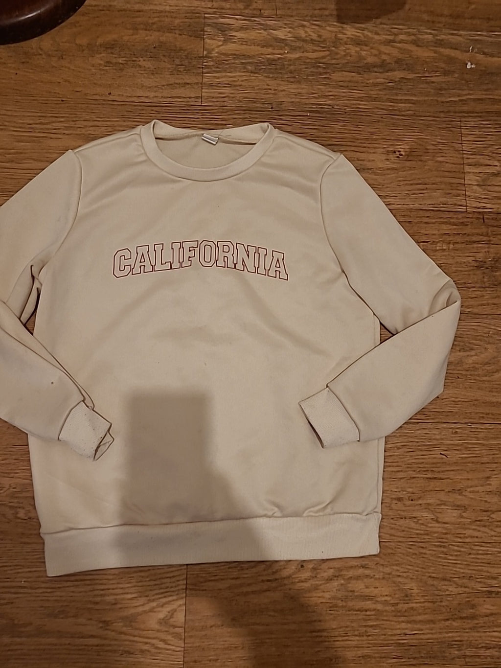 Girls Age 11-12 Years Beige "California" Jumper