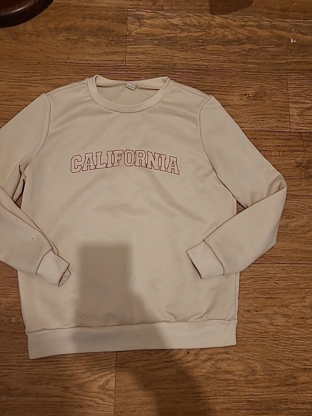 Girls Age 11-12 Years Beige "California" Jumper