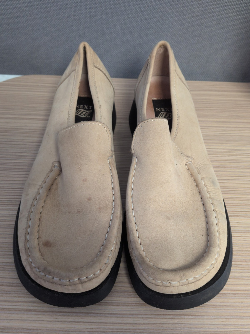 Ladies Next Flexi UK 5 Beige Casual Close Toe Shoes
