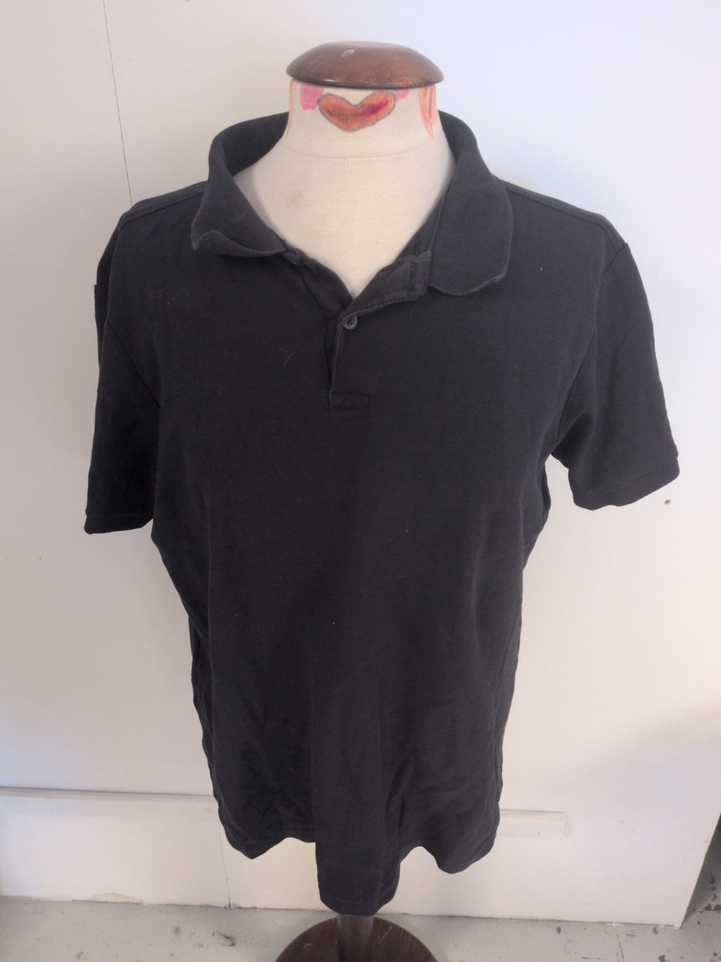 Primark XL Navy Short Sleeve Polo Shirt