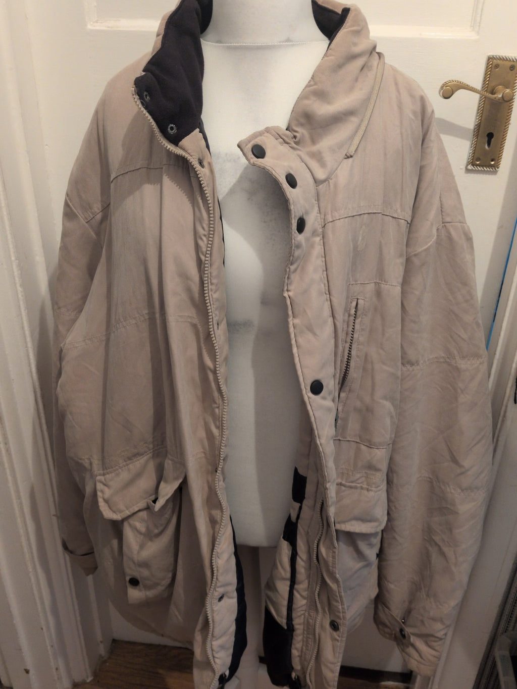 Southbay 4XL Beige Lined Coat