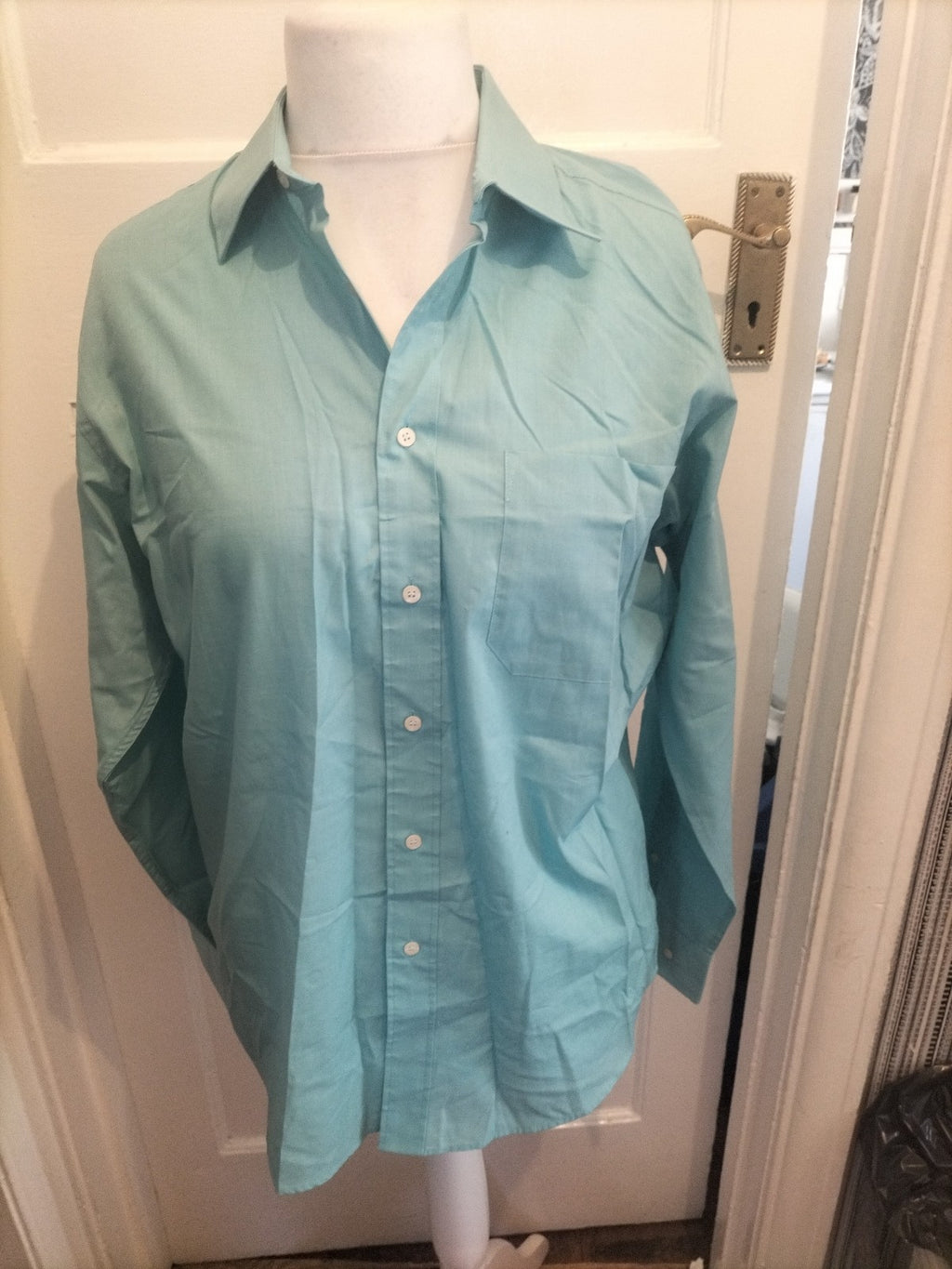 Mens Debenhams Size 15.5" Sea Breeze Long Sleeve Shirt