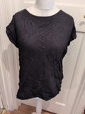 Next 16 Black Cap Sleeve T-shirt