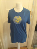 Mens Craighoppers Size XL Blue And Yellow Print Short Sleeved Tshirt