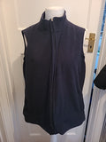 Mens Bm Essentials Size XL Black Sleeveless Zipped Jacket
