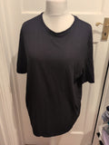 George 2XL Black Short Sleeve Round Neck T-shirt