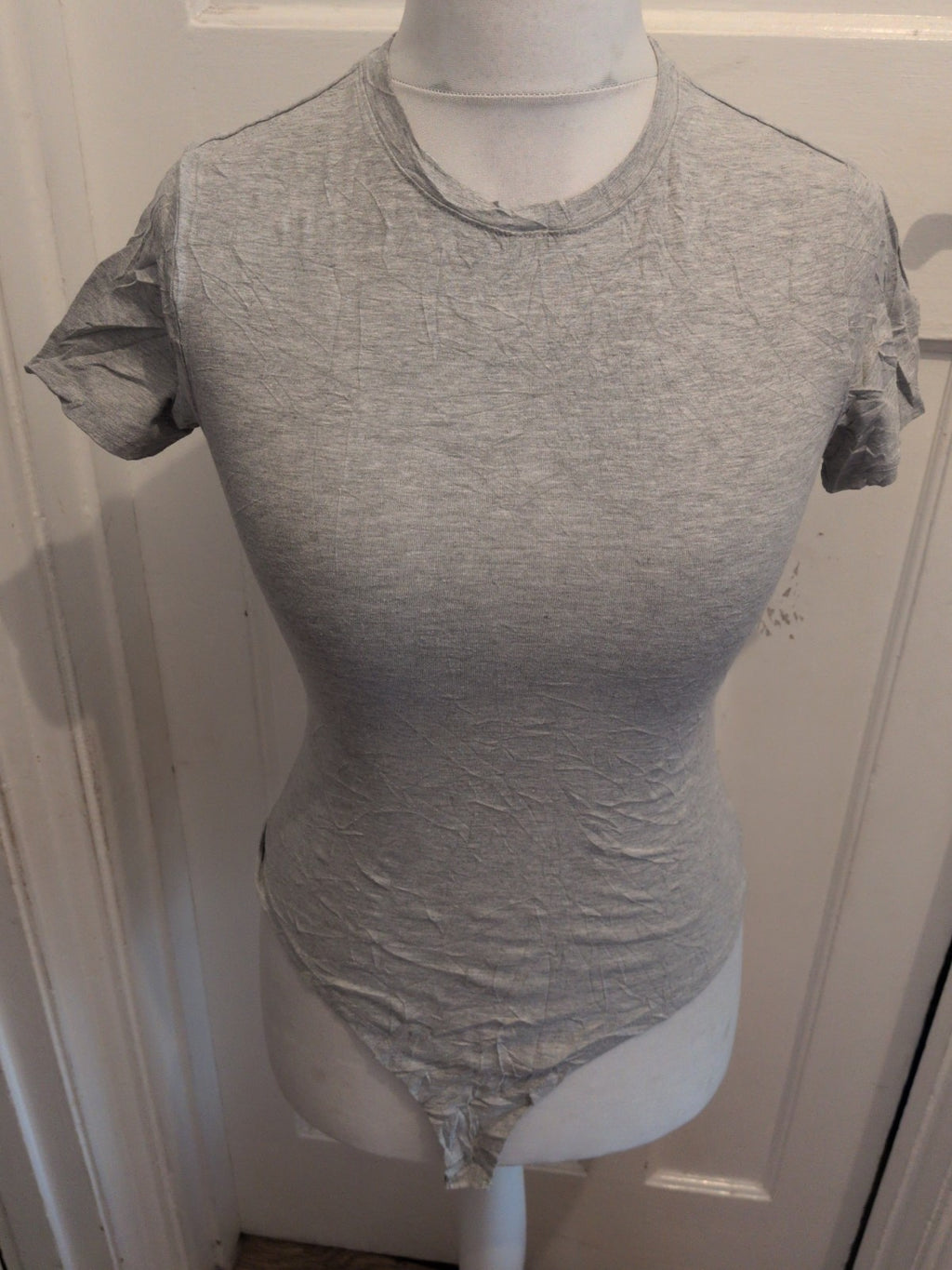 Primark 10-12 Stretch Body Grey Short Sleeve