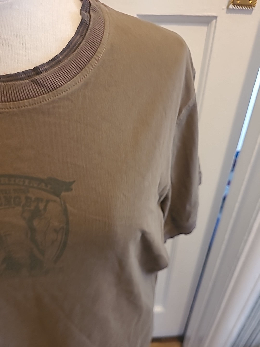 Mens Craighoppers Size Large Brown Short Sleeved Tshirt